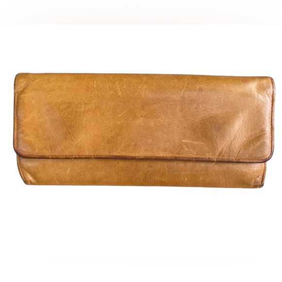 Hobo International Tri-Fold Black Leather Wallet - Picture 1 of 8